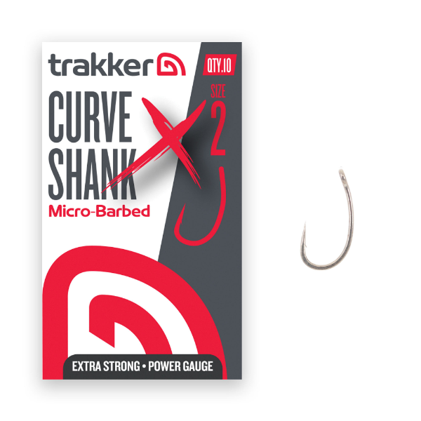 trakker - Curve Shank XS Hooks Größe 2, 4 und 6
